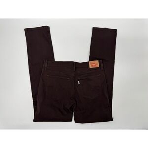 Levi's 314 Shaping Straight Jeans Dark Brown Women's Size 31